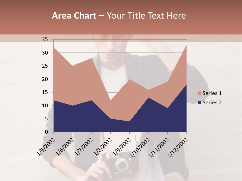 Trendsetter Standing Portrait PowerPoint Template