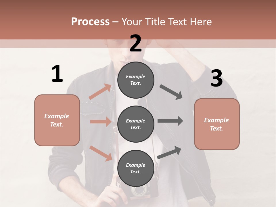 Trendsetter Standing Portrait PowerPoint Template