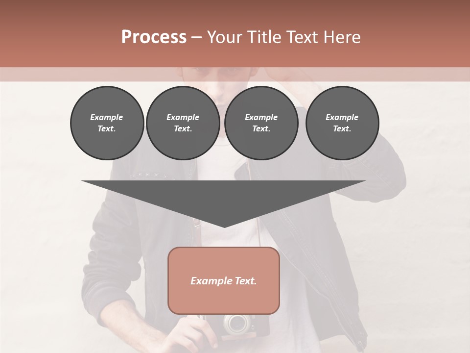 Trendsetter Standing Portrait PowerPoint Template