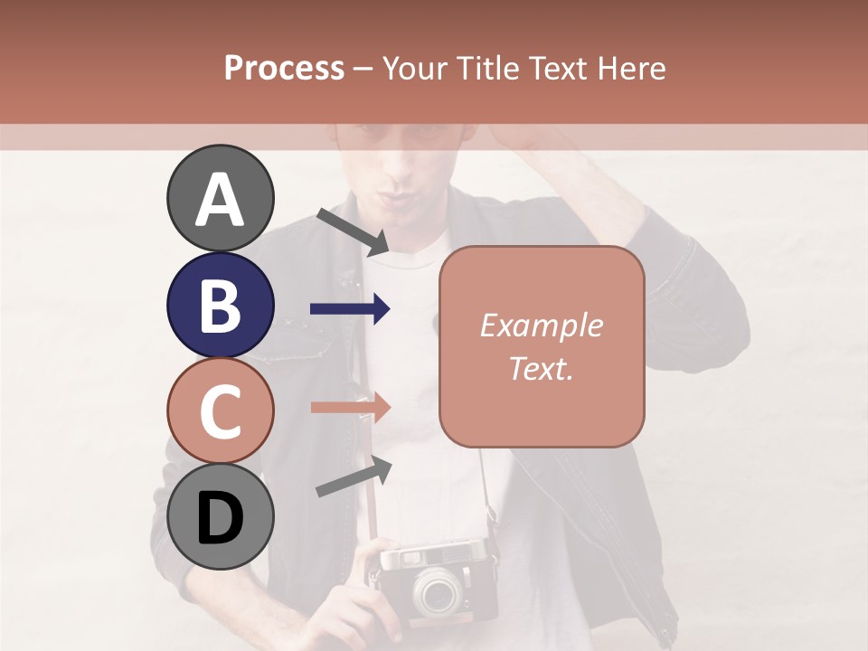 Trendsetter Standing Portrait PowerPoint Template