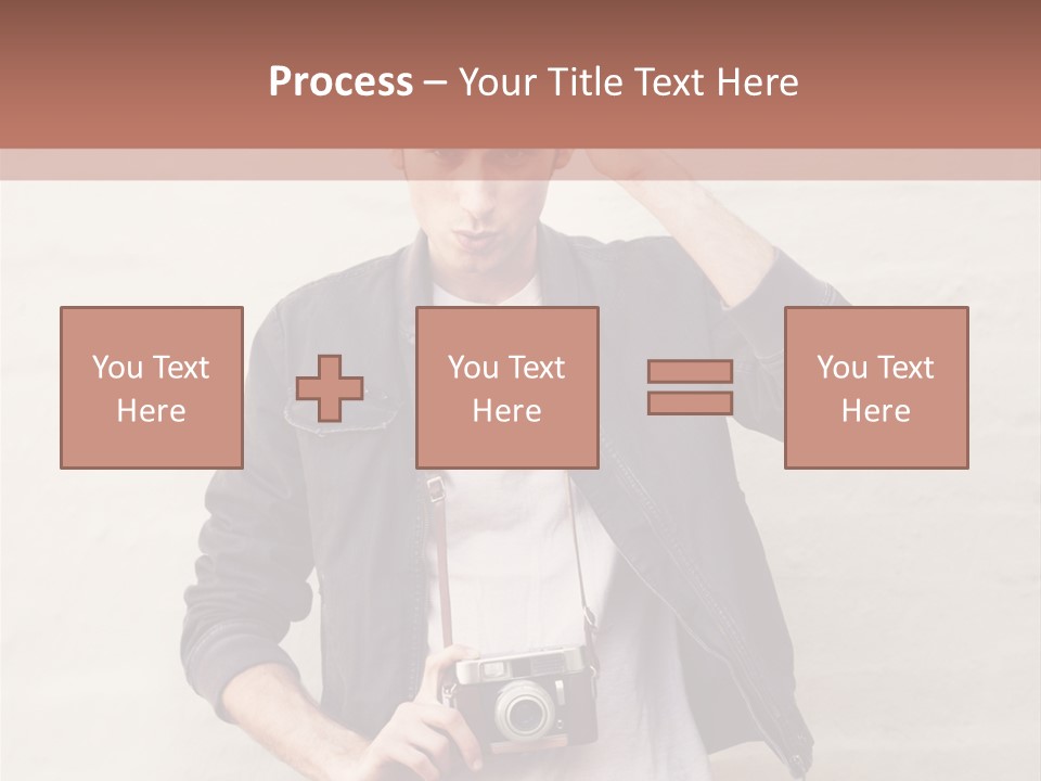 Trendsetter Standing Portrait PowerPoint Template
