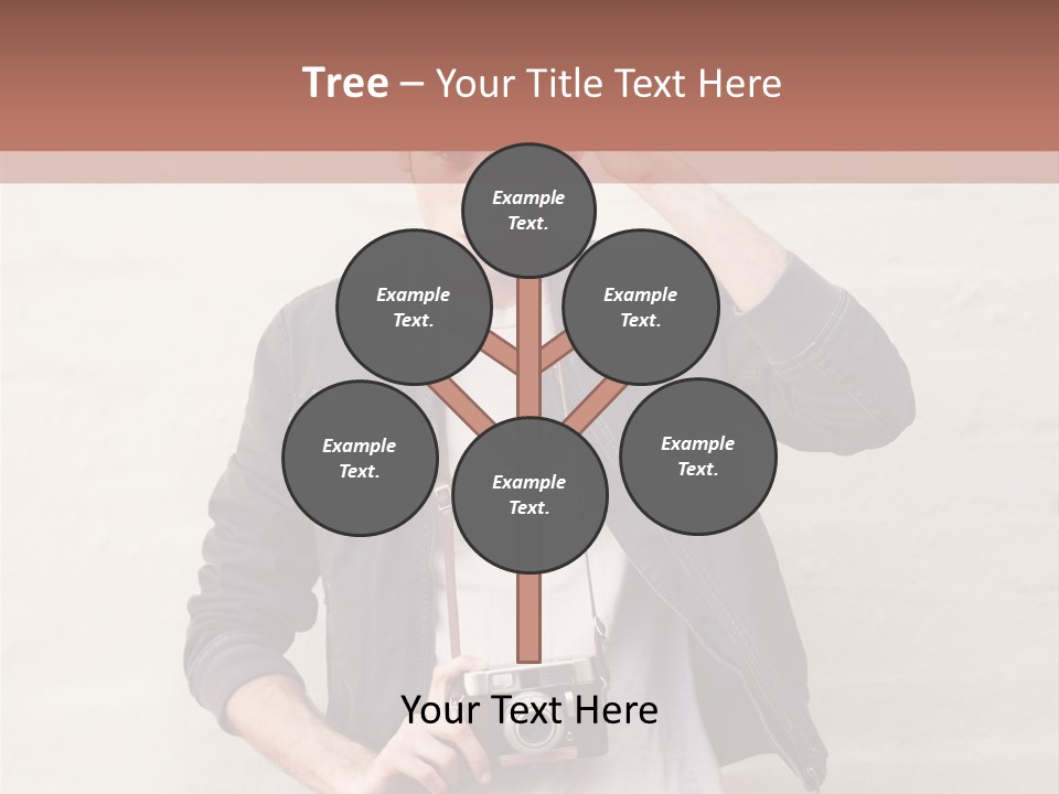 Trendsetter Standing Portrait PowerPoint Template