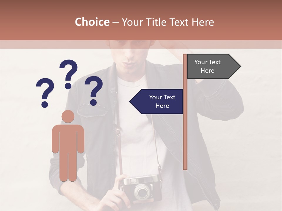 Trendsetter Standing Portrait PowerPoint Template