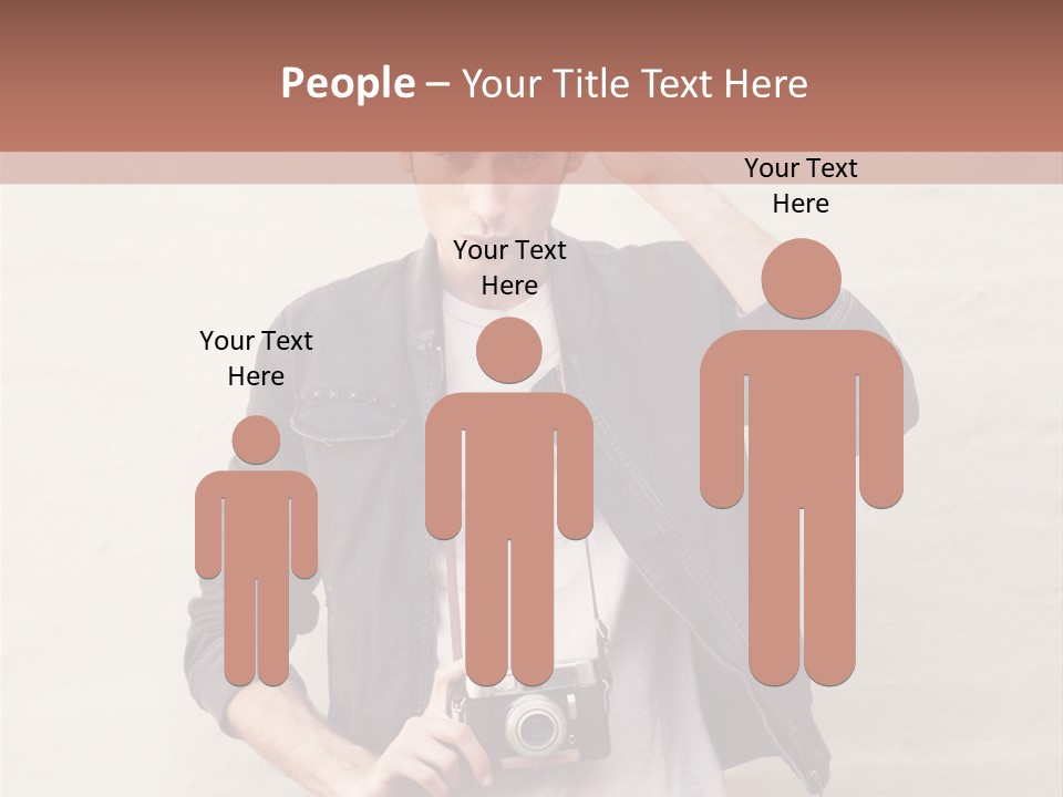 Trendsetter Standing Portrait PowerPoint Template