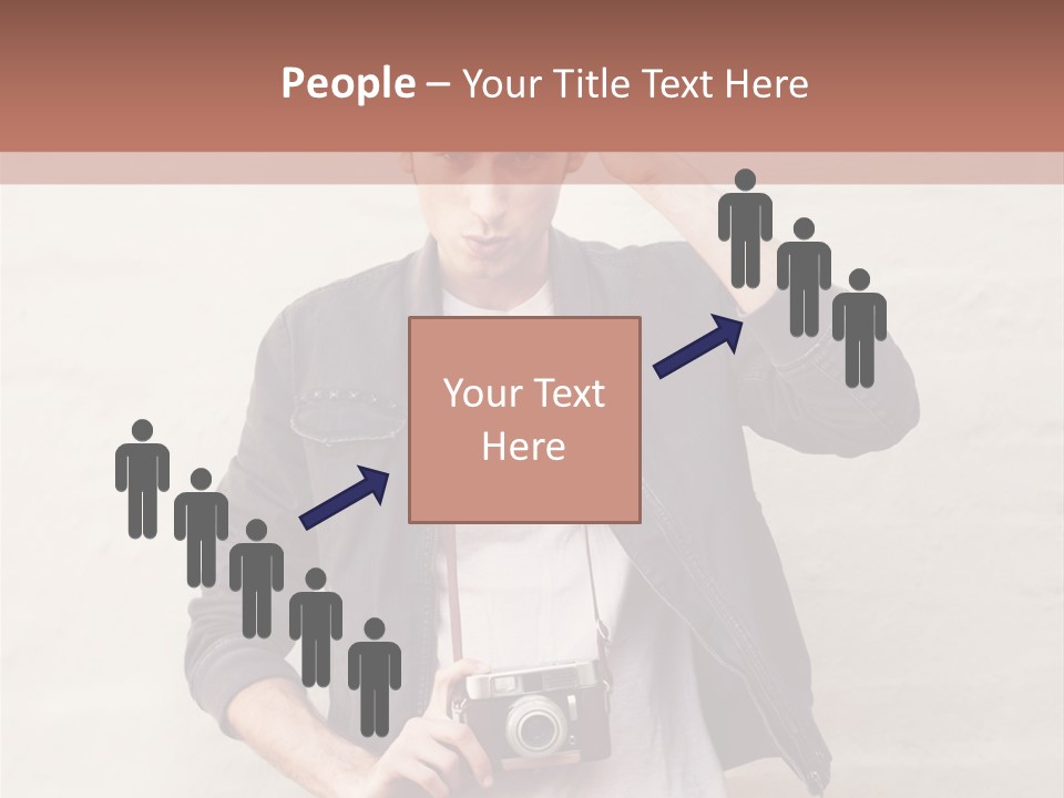Trendsetter Standing Portrait PowerPoint Template