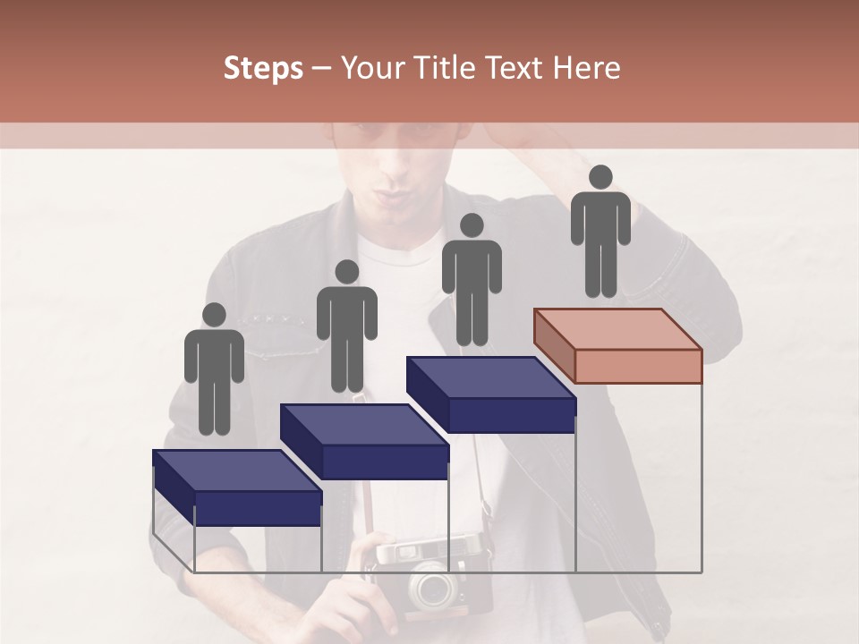Trendsetter Standing Portrait PowerPoint Template