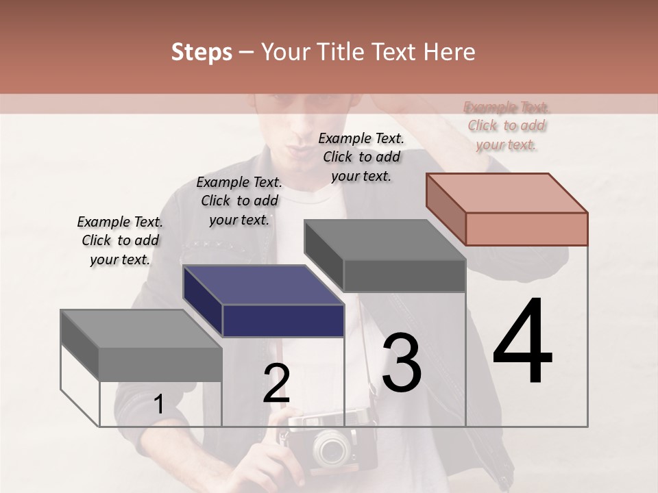 Trendsetter Standing Portrait PowerPoint Template