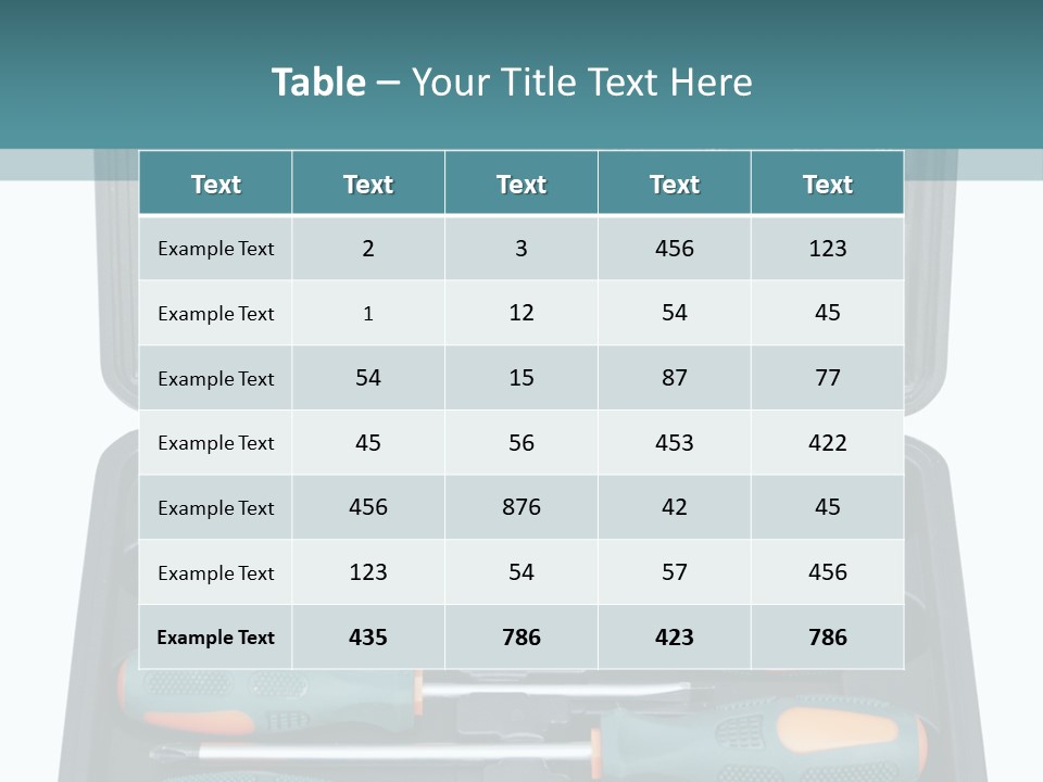 Hardware Open Shiny PowerPoint Template