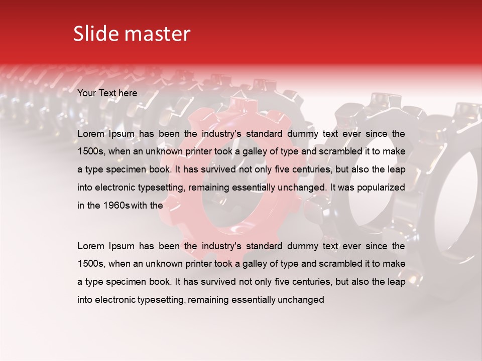 Technology Part Community PowerPoint Template