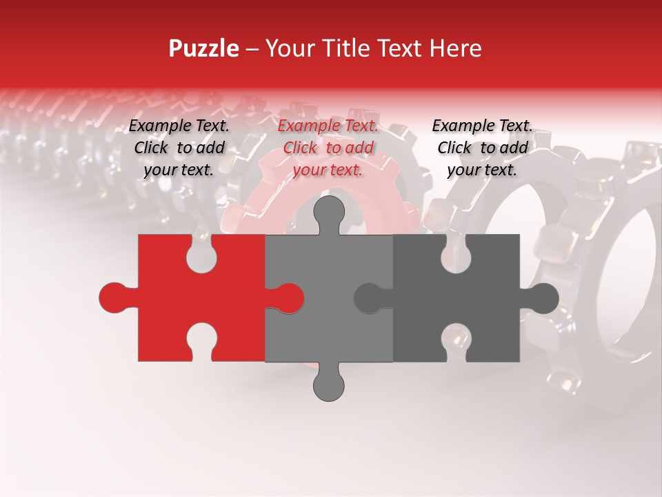 Technology Part Community PowerPoint Template