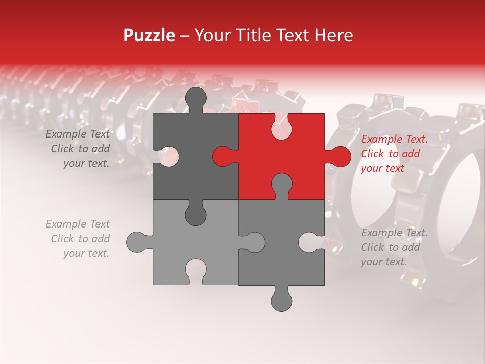 Technology Part Community PowerPoint Template