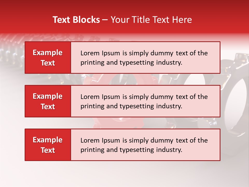 Technology Part Community PowerPoint Template