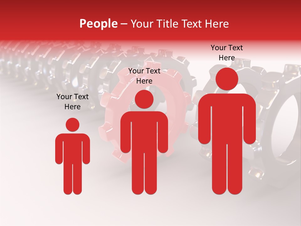 Technology Part Community PowerPoint Template