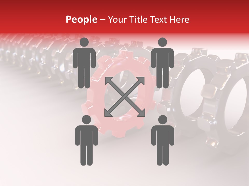 Technology Part Community PowerPoint Template