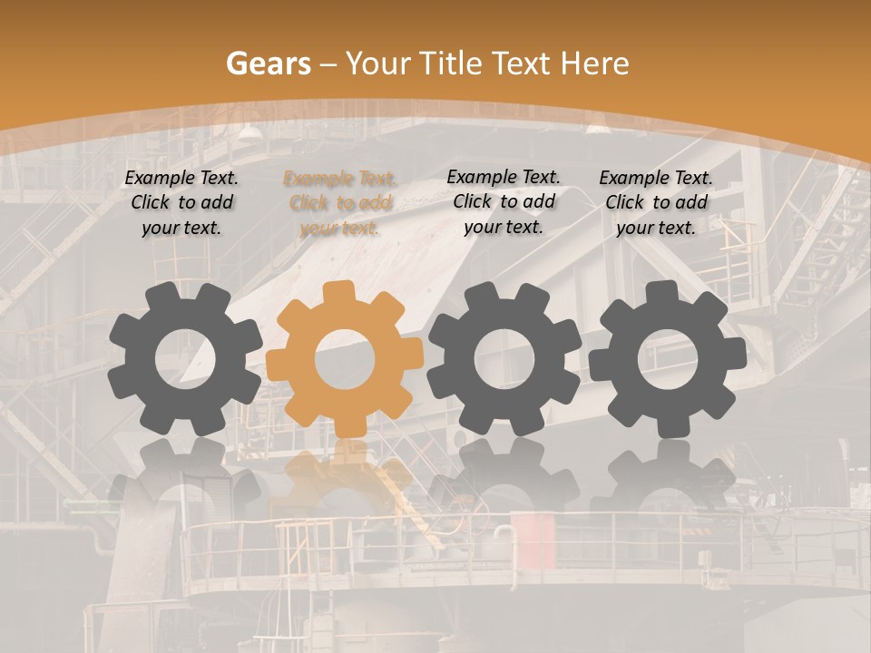 Industry Engine Machine PowerPoint Template