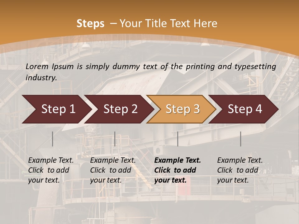 Industry Engine Machine PowerPoint Template