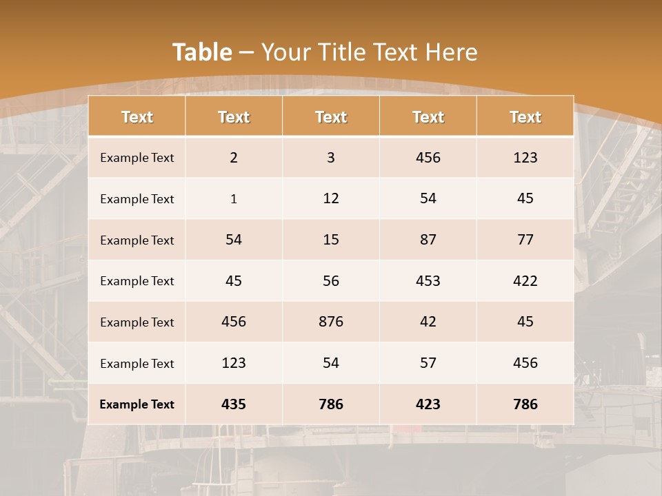 Industry Engine Machine PowerPoint Template