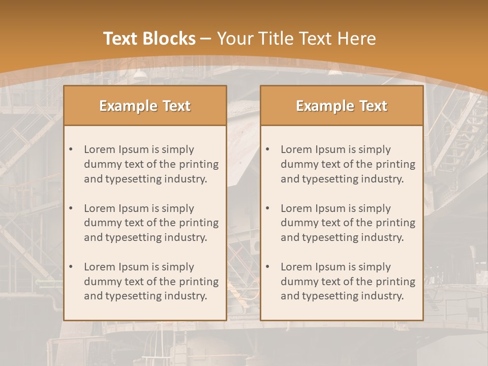 Industry Engine Machine PowerPoint Template