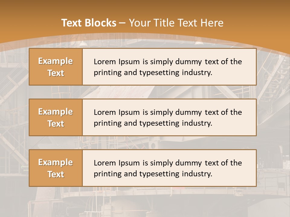 Industry Engine Machine PowerPoint Template