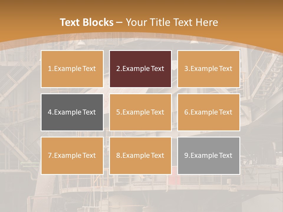 Industry Engine Machine PowerPoint Template