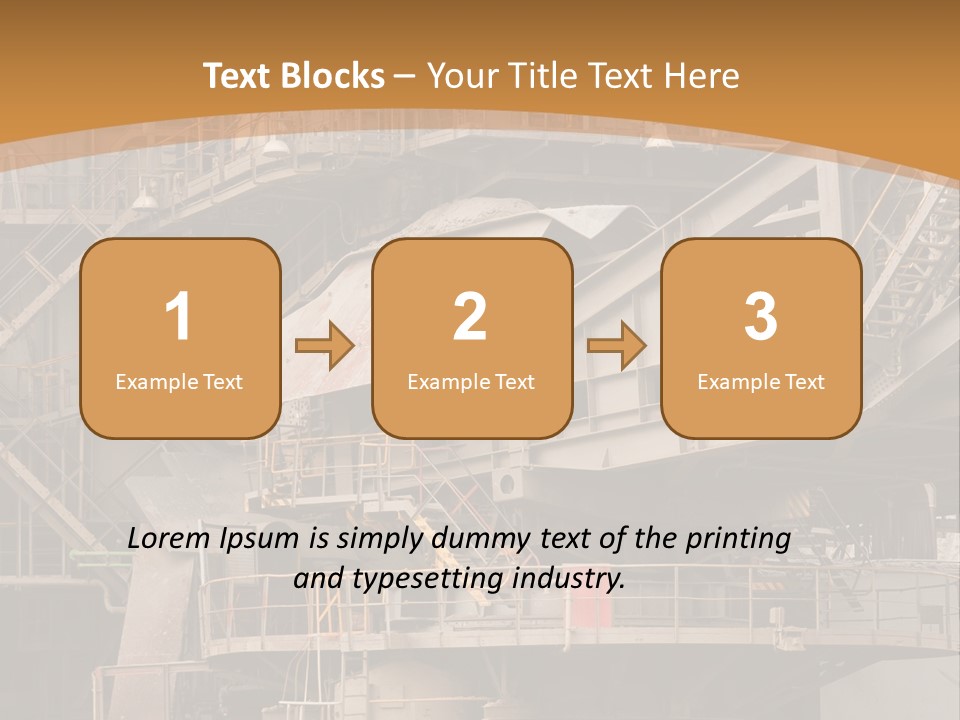 Industry Engine Machine PowerPoint Template