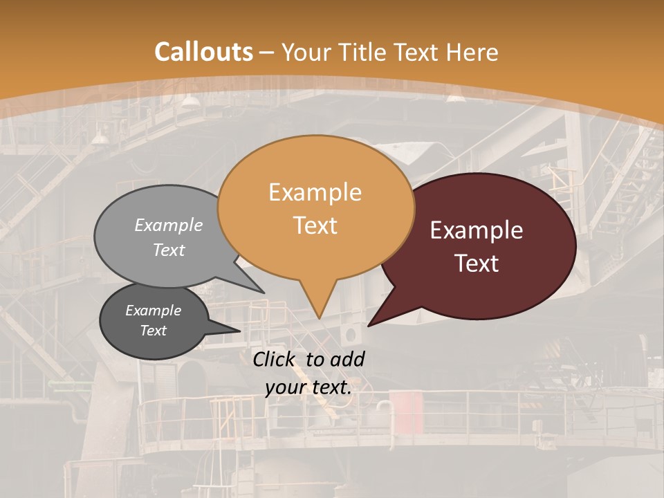 Industry Engine Machine PowerPoint Template