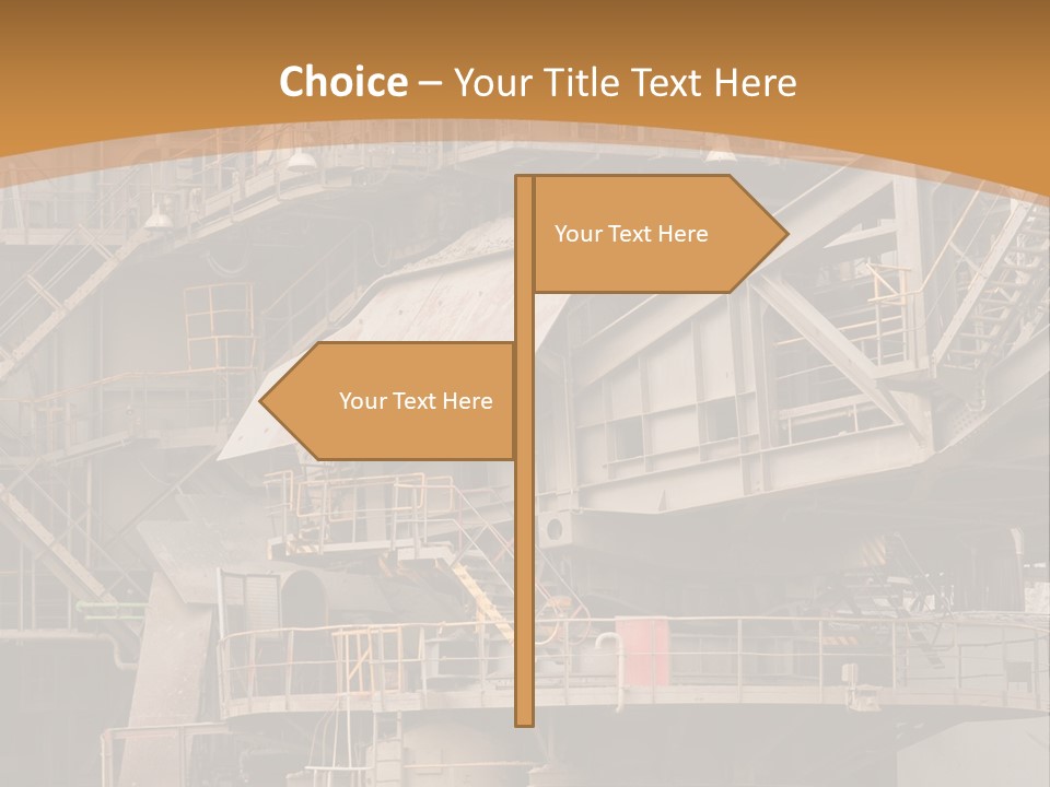 Industry Engine Machine PowerPoint Template