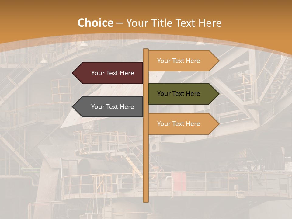 Industry Engine Machine PowerPoint Template