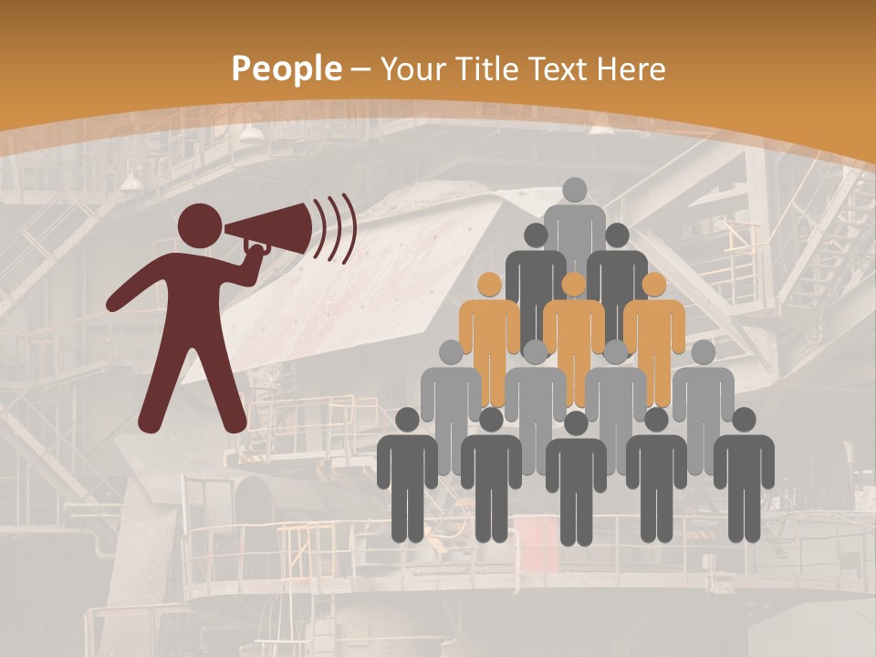 Industry Engine Machine PowerPoint Template