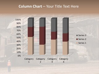 Coal Bagger Large PowerPoint Template