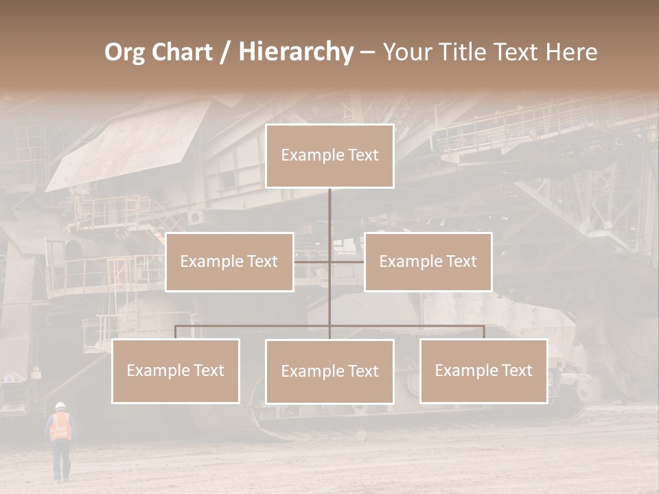 Coal Bagger Large PowerPoint Template