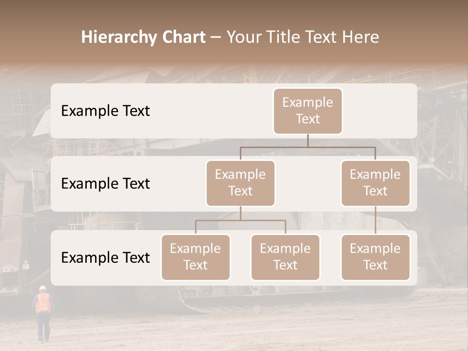 Coal Bagger Large PowerPoint Template