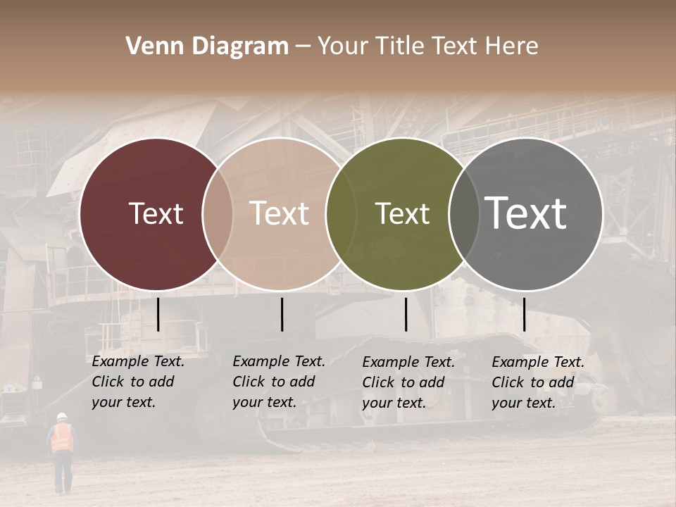 Coal Bagger Large PowerPoint Template