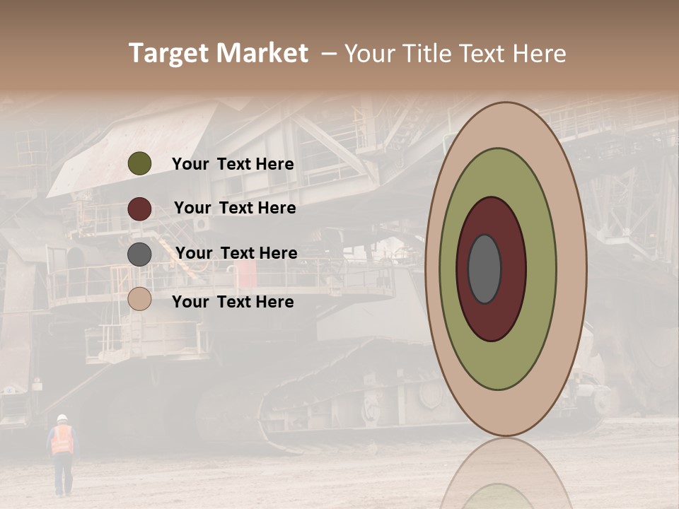 Coal Bagger Large PowerPoint Template