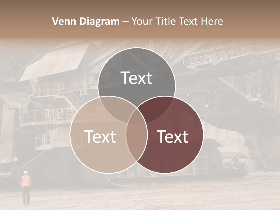 Coal Bagger Large PowerPoint Template