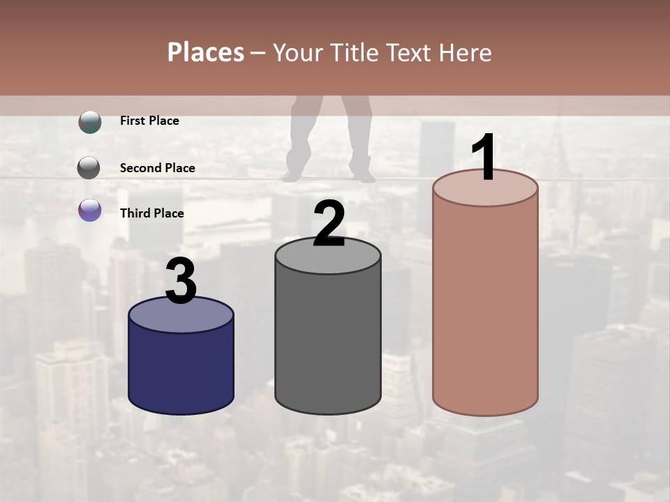 City Equilibrium Panorama PowerPoint Template