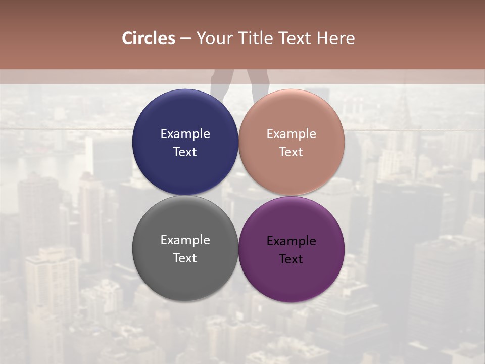 City Equilibrium Panorama PowerPoint Template