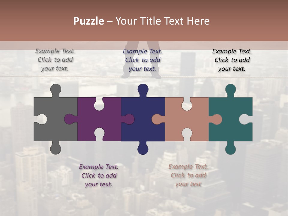 City Equilibrium Panorama PowerPoint Template