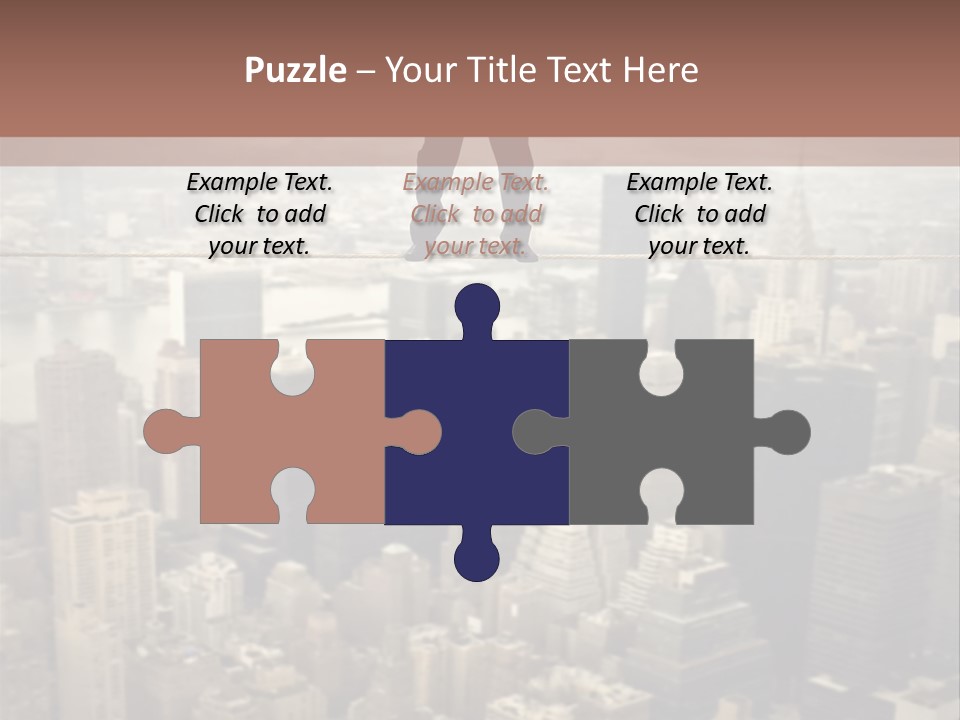 City Equilibrium Panorama PowerPoint Template