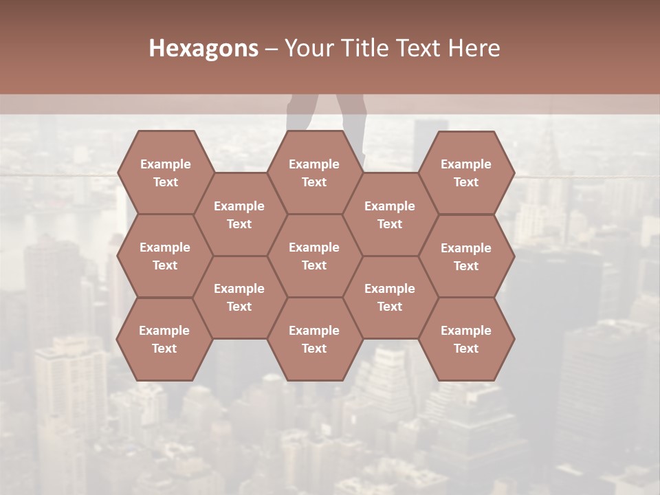City Equilibrium Panorama PowerPoint Template