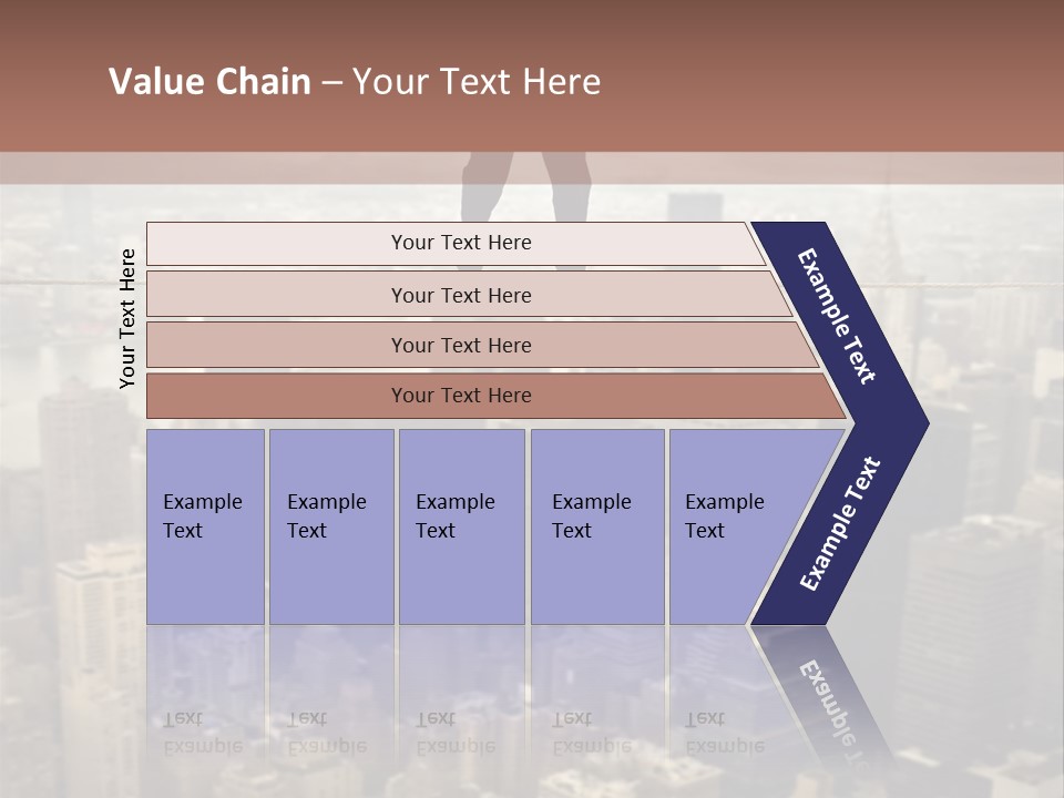 City Equilibrium Panorama PowerPoint Template