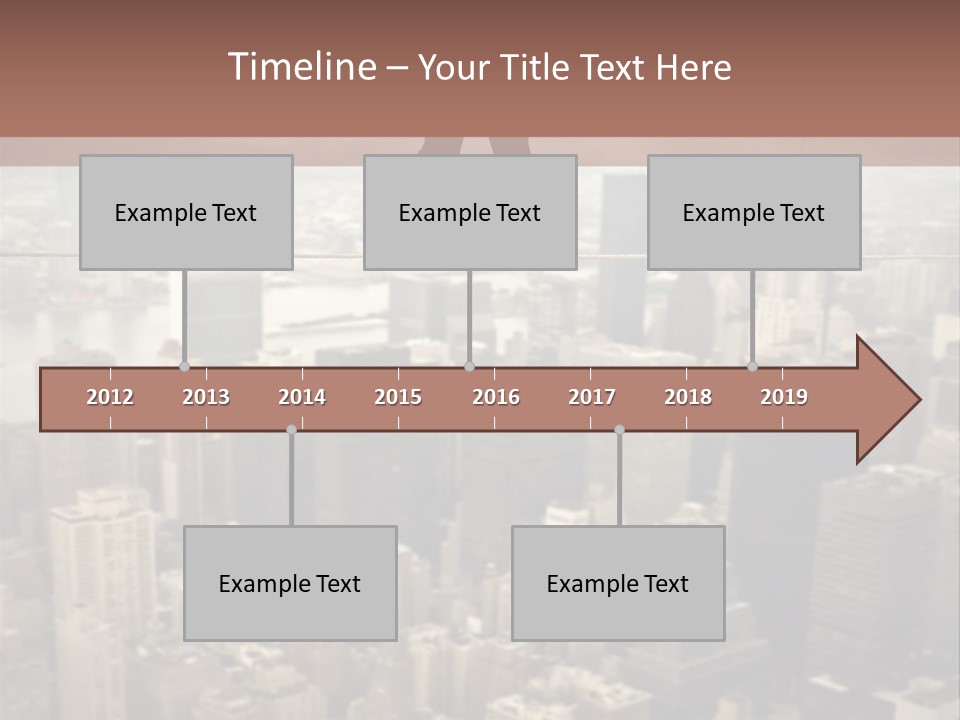 City Equilibrium Panorama PowerPoint Template