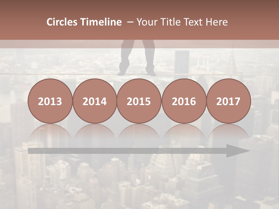 City Equilibrium Panorama PowerPoint Template