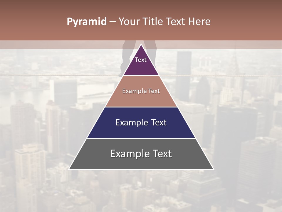 City Equilibrium Panorama PowerPoint Template