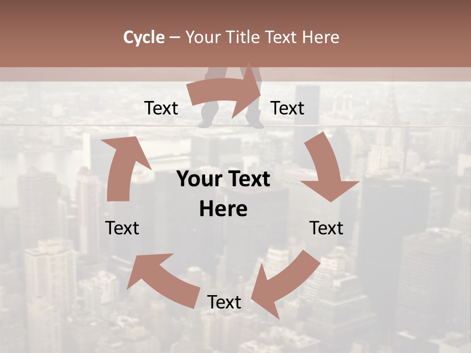 City Equilibrium Panorama PowerPoint Template