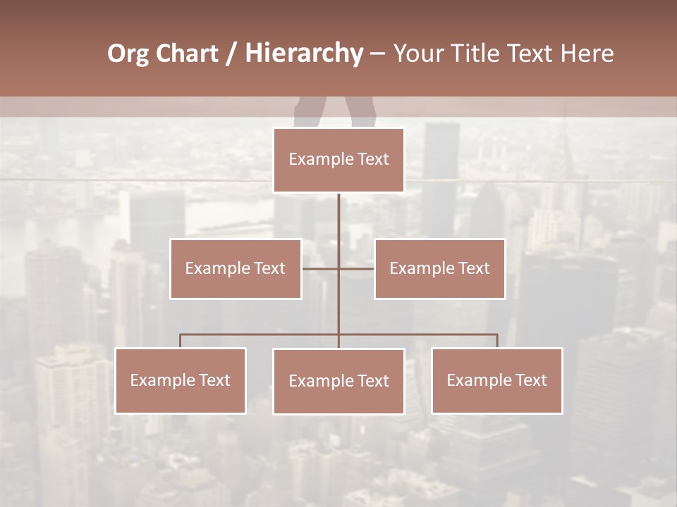 City Equilibrium Panorama PowerPoint Template