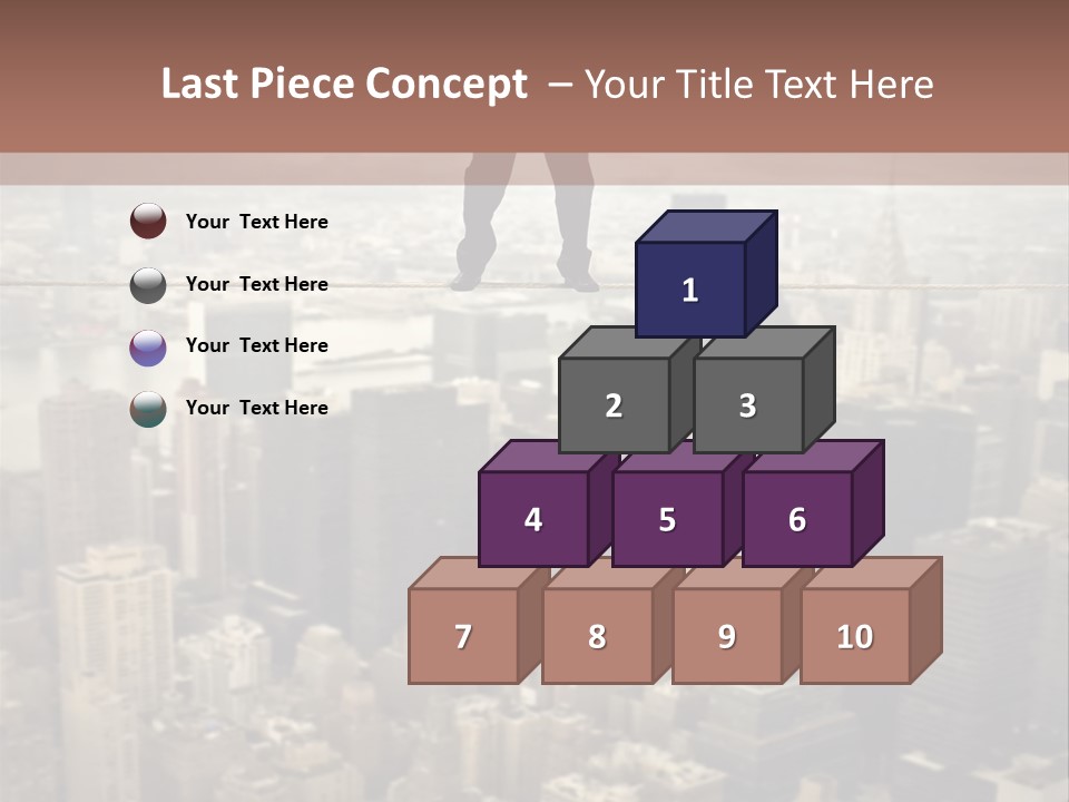 City Equilibrium Panorama PowerPoint Template