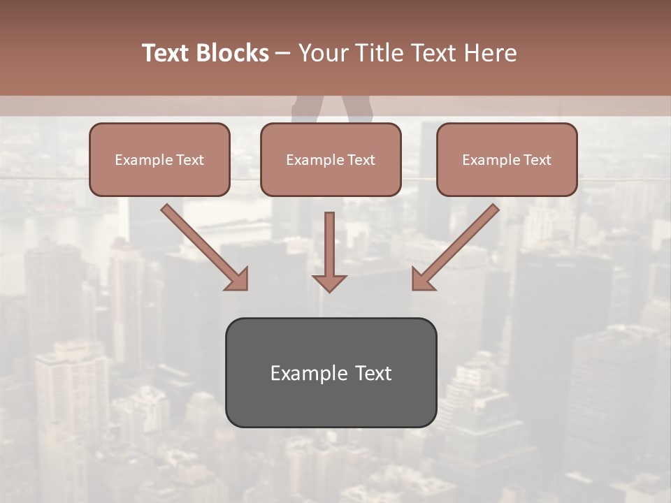 City Equilibrium Panorama PowerPoint Template