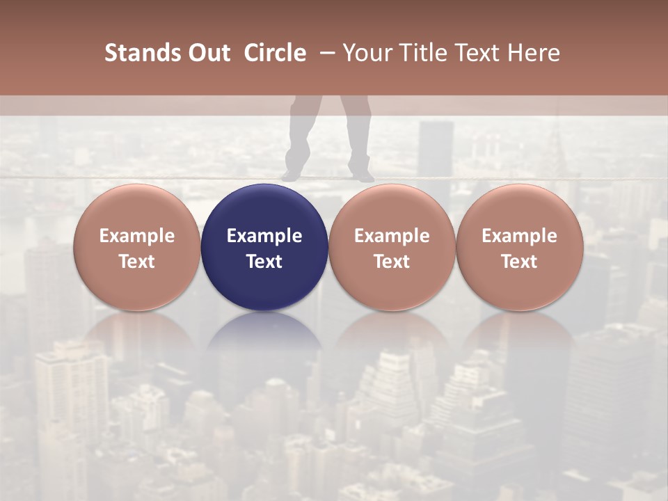 City Equilibrium Panorama PowerPoint Template