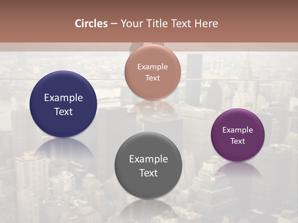 City Equilibrium Panorama PowerPoint Template